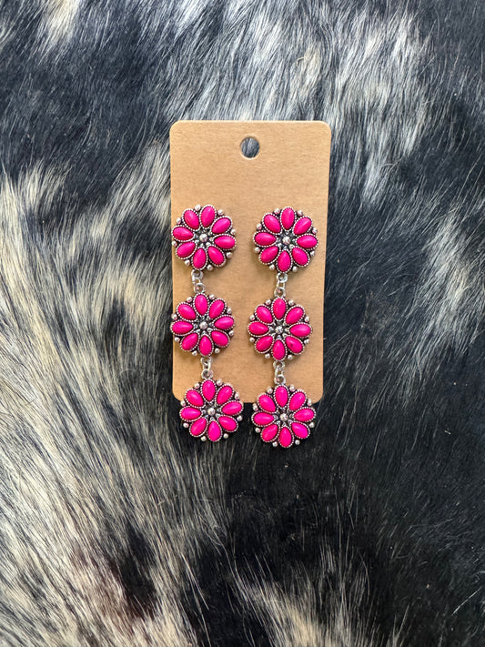 Floral Stud Drops