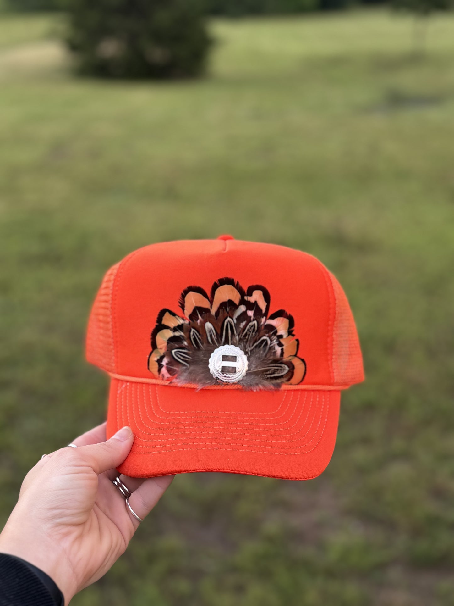 Feathered Trucker Hat