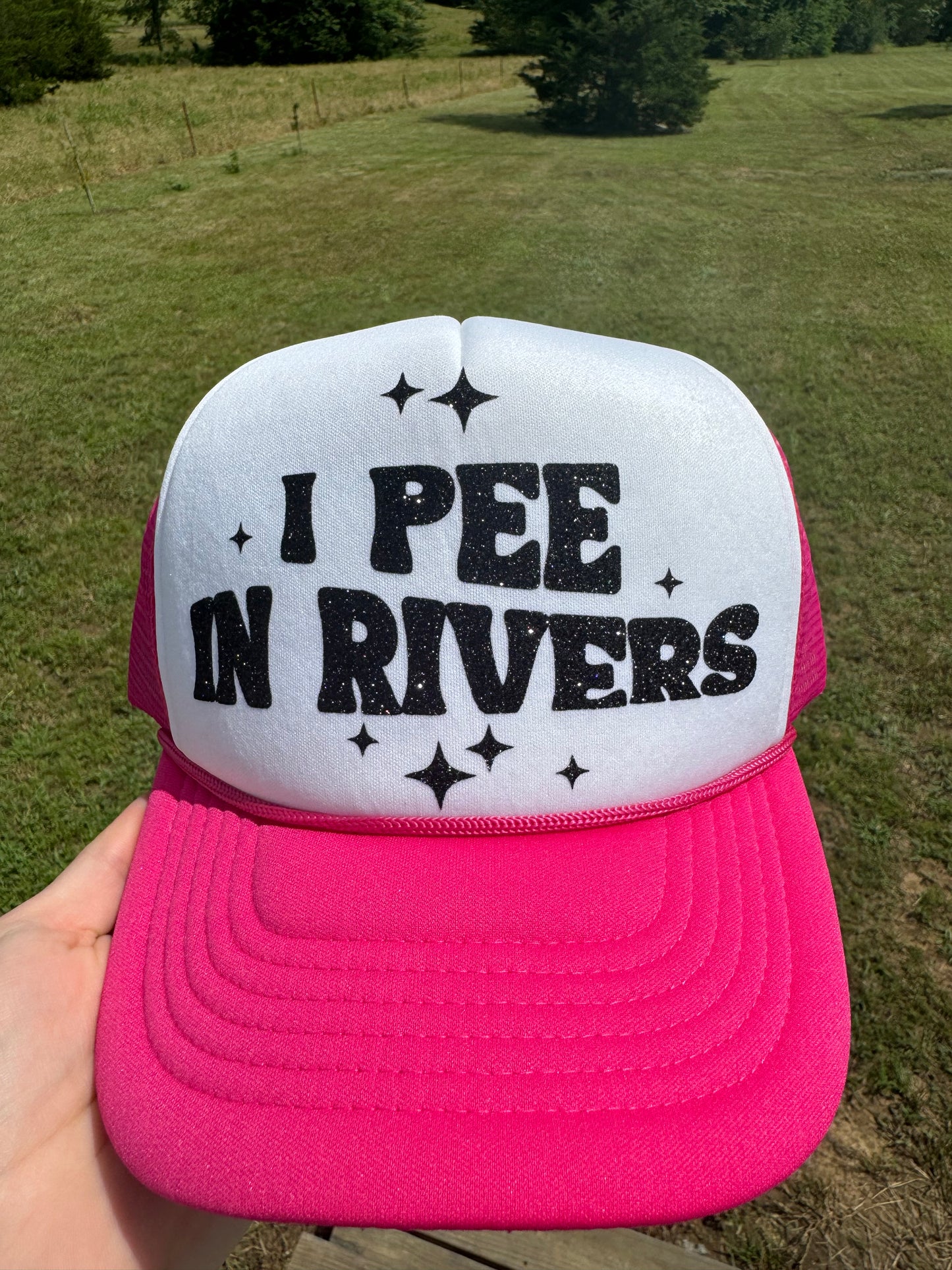 I Pee In Rivers Trucker Hat